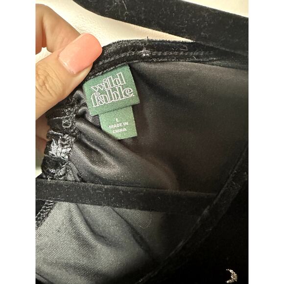 Wild Fable Large Open Back Long Sleeve Bodysuit - Picture 3 of 3